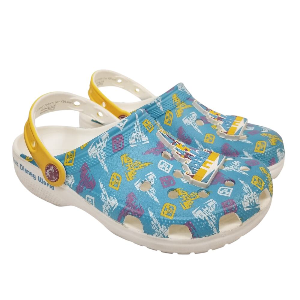 Crocs Women's Unisex Walt Disney World Castle Clogs Size 7